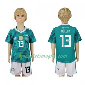 Divisa di Calcio Germania Müller 13 Bambino Trasferta Mondiali 2018